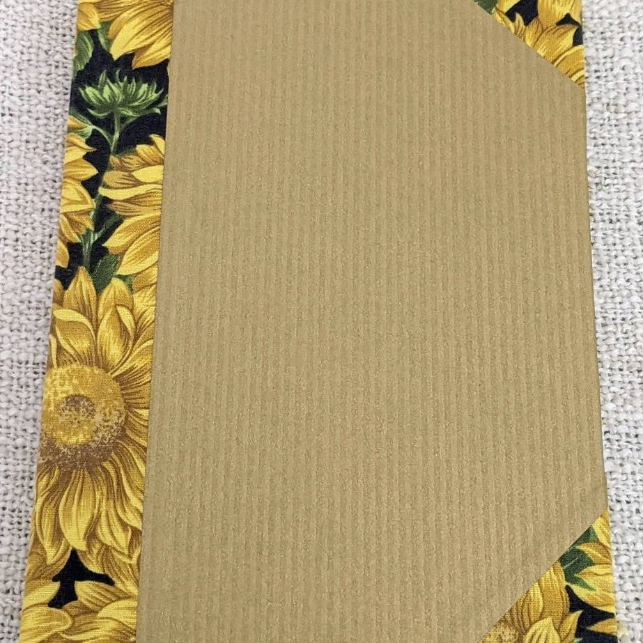 Handmade notebooks - sunflowers