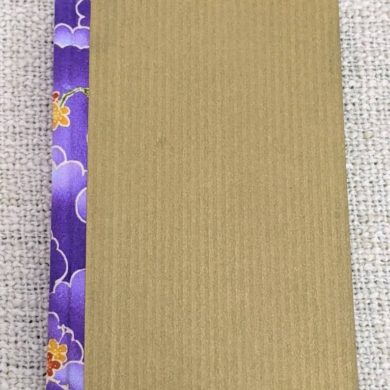 Handmade notebooks - purple and gold