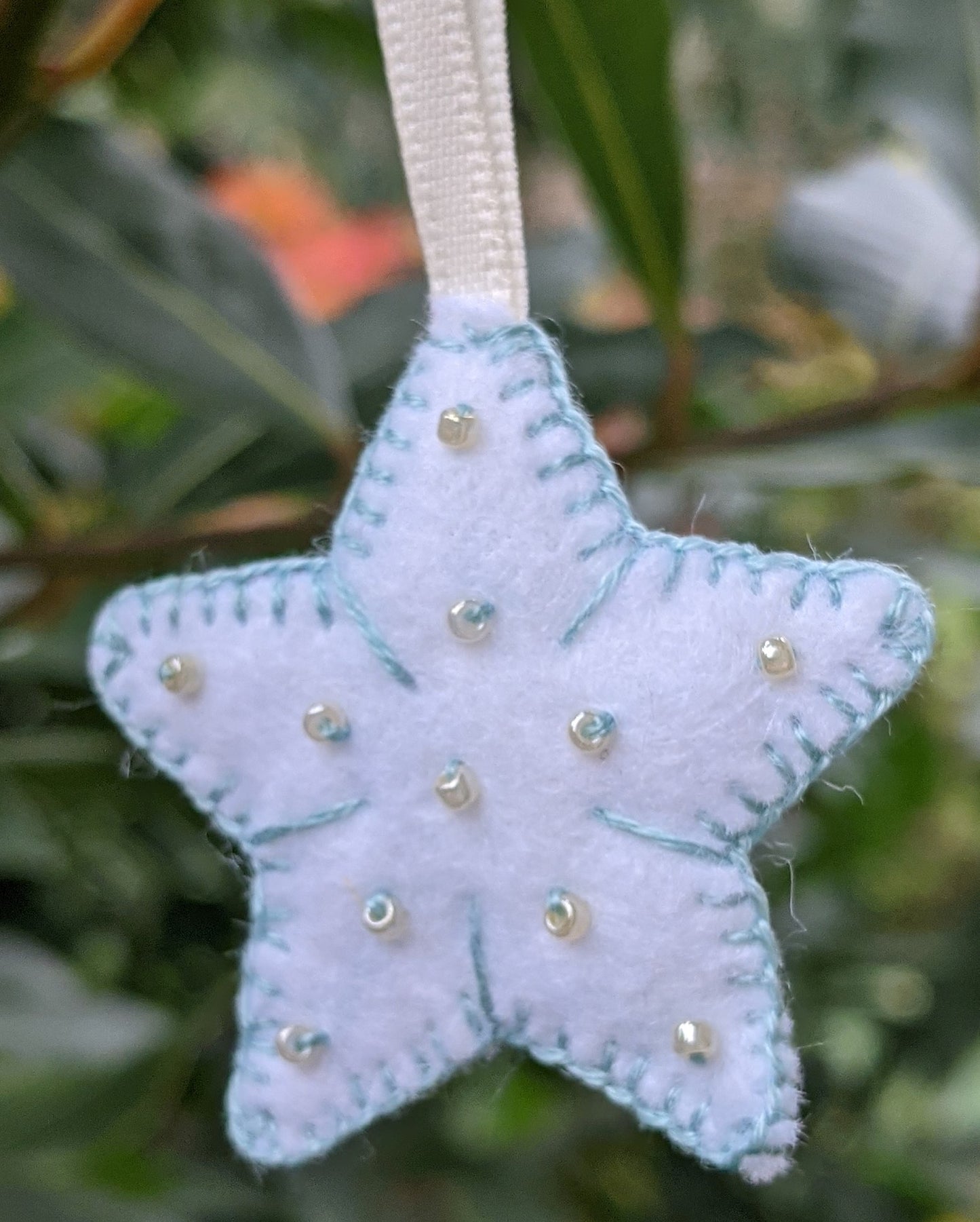 Heart and star Christmas decorations