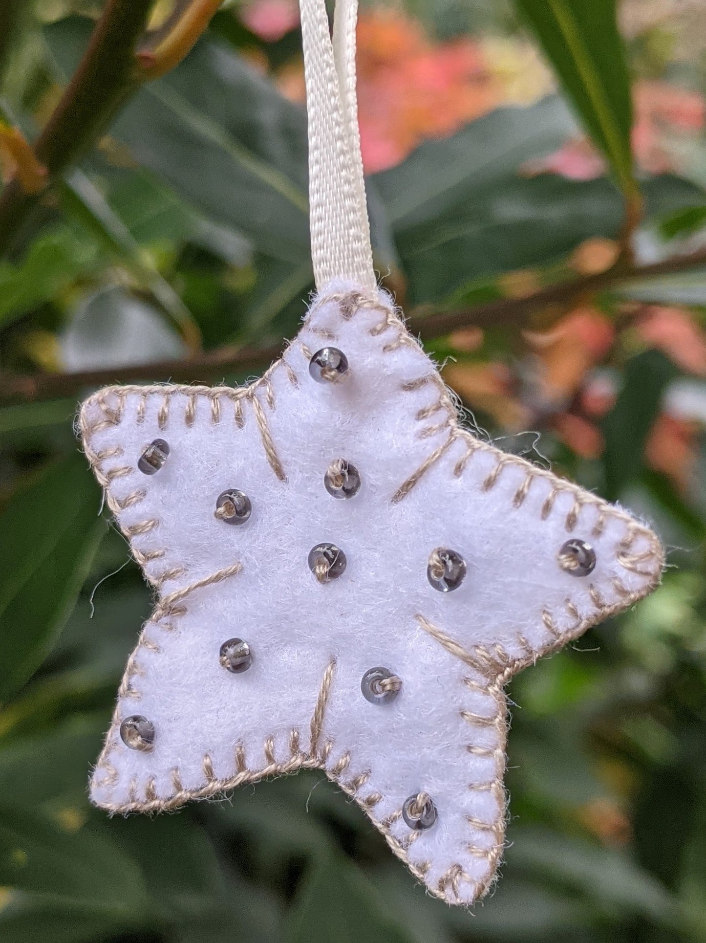Heart and star Christmas decorations