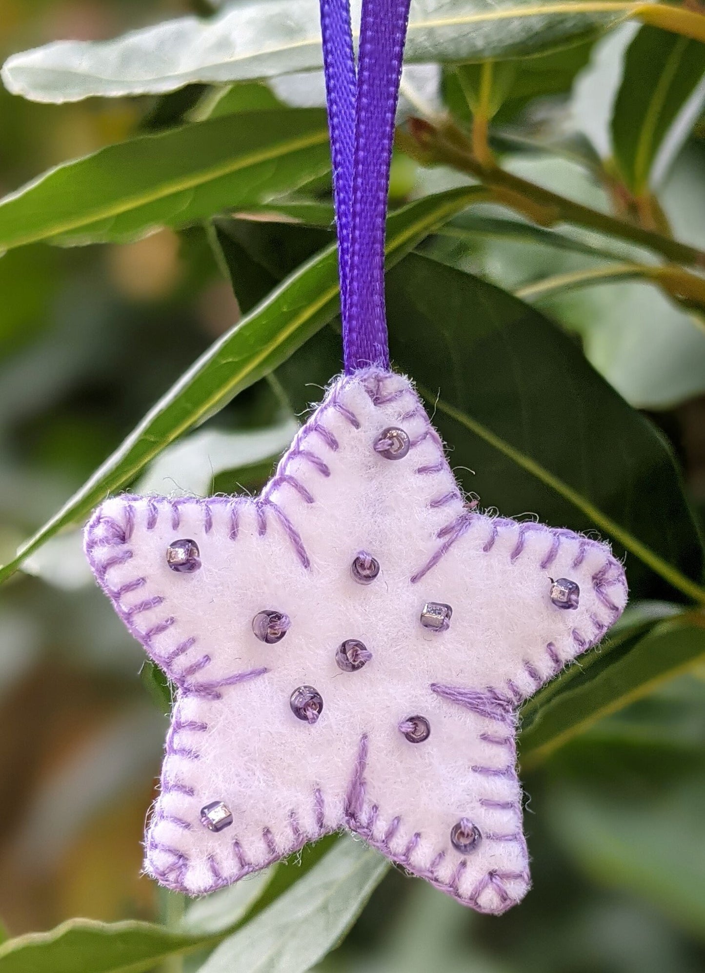 Heart and star Christmas decorations