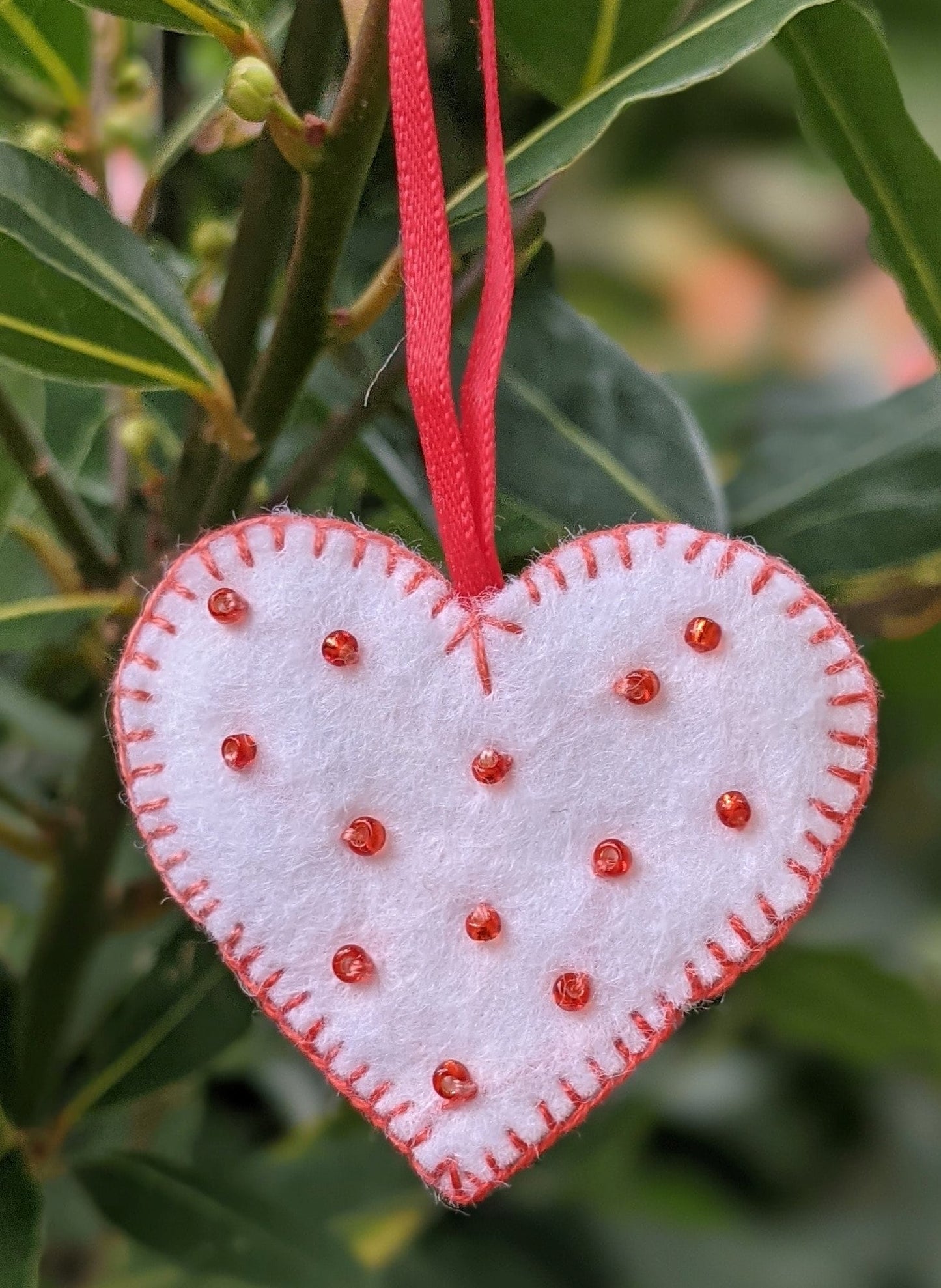 Heart and star Christmas decorations